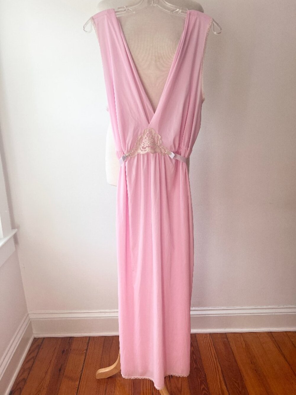 Vintage Movie Star Pink Maxi Nightgown XXL